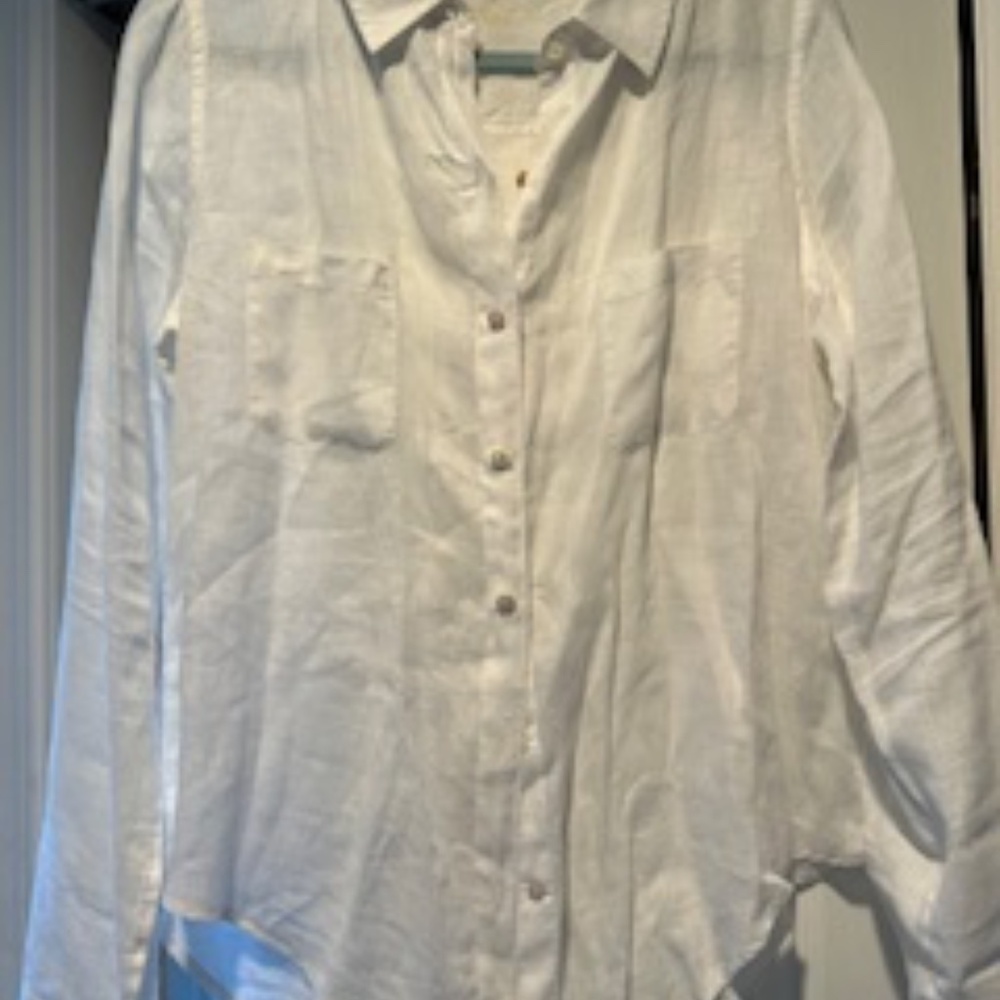 Lilly Pulitzer White linen shirt